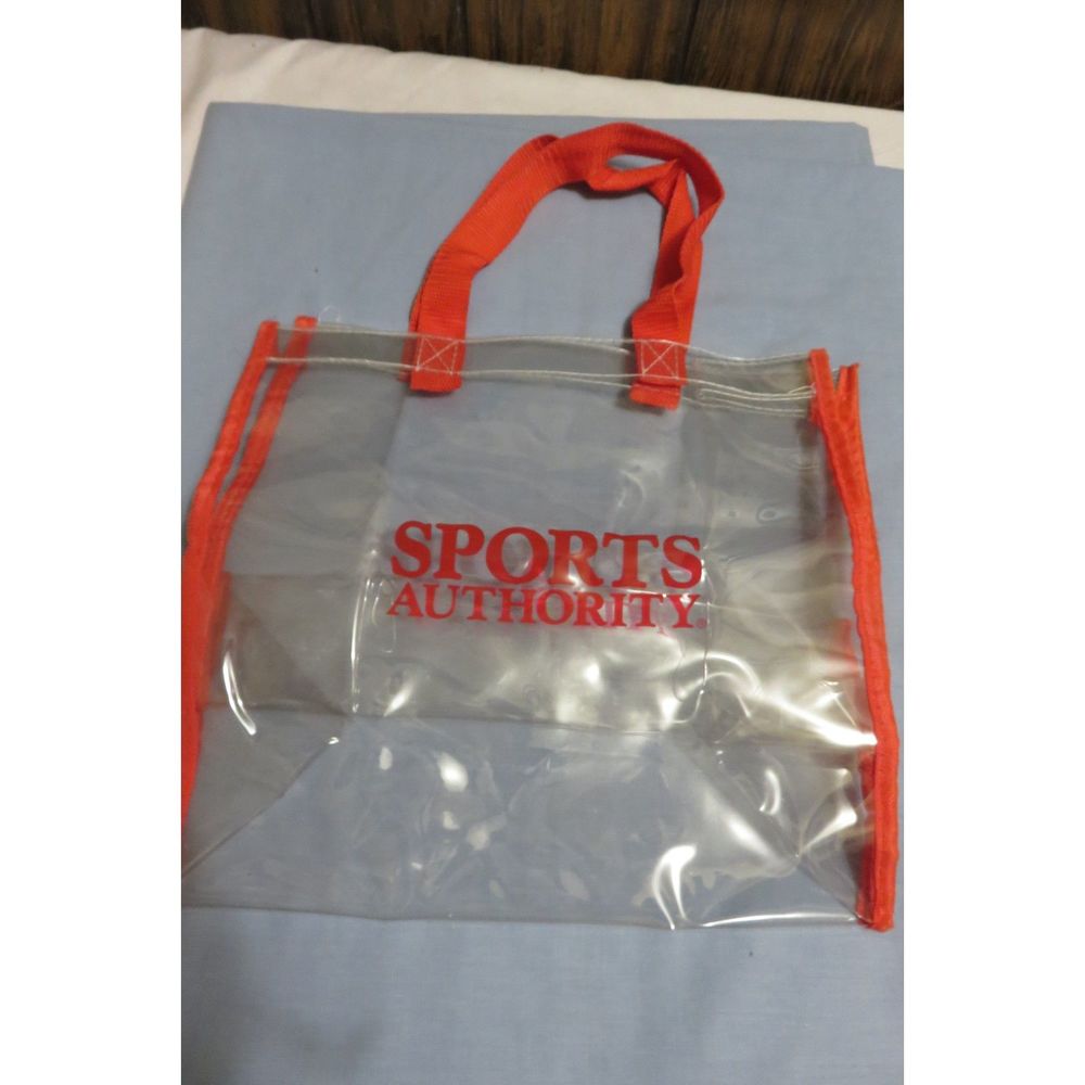 SPORTS AUTHORITY CLEAR STADIUM BAG